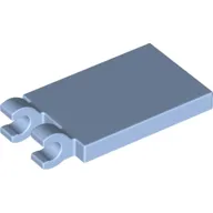 Tile Special 2 x 3 with 2 Clips without Tab between Clips