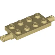 Plate Special 2 x 4 with Pins, Reinforced