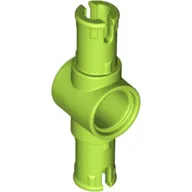 Technic Pin Connector Hub with 2 Pins with Friction Ridges Lengthwise [Small Squared Pin Holes]