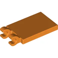 Tile Special 2 x 3 with 2 Clips without Tab between Clips