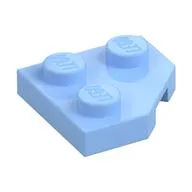 Wedge Plate 2 x 2 Cut Corner