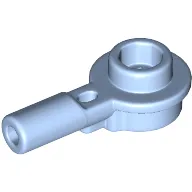 Plate Round 1 x 1 with Hollow Stud and Horizontal Bar 1L