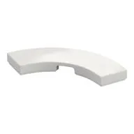 Tile 3 x 3 Curved, Macaroni