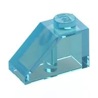Brick Sloped 45° 2 x 1 with Bottom Pin