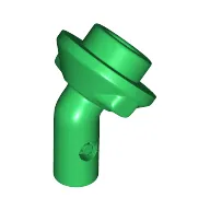 Bar, Angled with 1 x 1 Round Plate / Stud on End