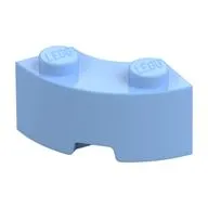 Brick Round Corner 2 x 2 Macaroni with Stud Notch and Reinforced Underside [New Style]