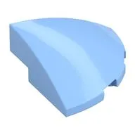 Brick Round Corner, Curved 3 x 3 x 1 Quarter Circle