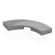 Tile 3 x 3 Curved, Macaroni