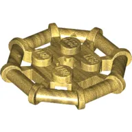 Plate Special 2 x 2 with Bar Frame Octagonal, Reinforced, Completely Round Studs