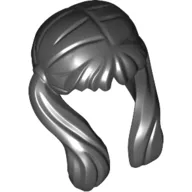 Hair Bangs, Long Ponytails on Sides