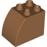Duplo Brick 2 x 3 x 2 with Curved Top