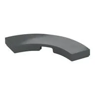Tile 3 x 3 Curved, Macaroni
