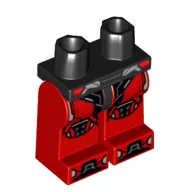 Hips and Red Legs with Black/Red Ironheart Armor print