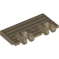 Hinge Train Gate 2 x 4 Locking Dual 2 Fingers without Rear Reinforcements, 7 Teeth