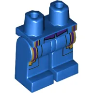 Hips and Blue Legs with Robetails with Dark Purple and Gold Trim Print