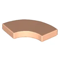 Tile 2 x 2 Curved, Macaroni