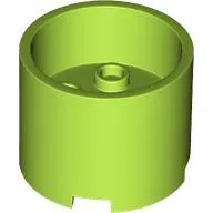 Brick Round 3 x 3 x 2 Recessed Center with 2 x 2 Studs and Axle Hole