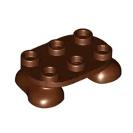 Feet, 2 x 3 x 2/3 with 6 Studs on Top