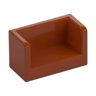Panel 1 x 2 x 1 with Rounded Corners and 2 Sides