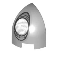 Brick Round Curved 1 x 1 x 1 1/3 Quarter Dome with Headlight print