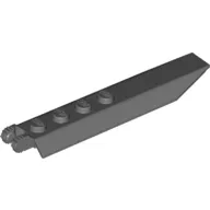 Hinge Plate 1 x 8 Locking with Angled Side Extensions, Squared Plate Underside, 7 Teeth