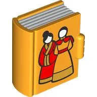 Duplo Book, Two Women in Asian Robes Print