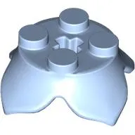 Plant, Leaves, Round 2 x 2 x 2/3 with + Axle Hole and 4 Leaf Extensions