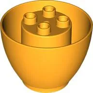 Duplo Cone (Elliptic Paraboloid) 4 x 4 x 2 1/2, Inverted