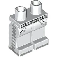 Hips and White Legs with Black Belts, Silver Decorations, Soles print