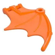 Creature Body Part, Dragon / Thestral Wing with Bar Connection [Plain]
