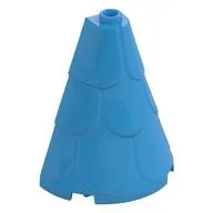 Tower Roof 2 x 4 x 4 Half Cone Shaped with Roof Tiles