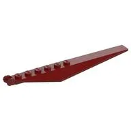 Hinge Plate 1 x 12 Locking 7 Teeth with Angled Side Extensions and Tapered Ends
