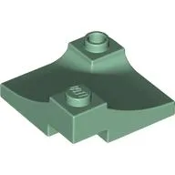 Brick Curved, Internal Double, 3 x 3 with 1/3 Inverted Cutout, Corner