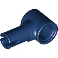 Technic Pin Connector Hub with 1 Pin with Friction Ridges Lengthwise [Square Holes]