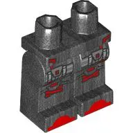 Hips and Pearl Titanium Legs with Silver Pockets, Red Trim Print