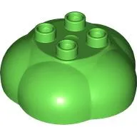 Duplo Plant Bush / Tree Top / Rock Pile with 4 studs