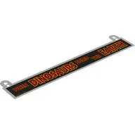 Banner, 'WHEN DINOSAUR RULED THE EARTH' print