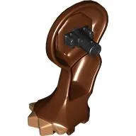 Animal Body Part, Dinosaur, Ankylosaurus Leg, Right, Front, with Pin, Nougat Nails and Dark Brown Patches Print