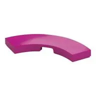 Tile 3 x 3 Curved, Macaroni