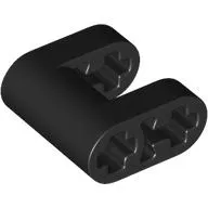 Technic Connector 2 x 2 with 1 x 1 Cut-Out with Axle Holes