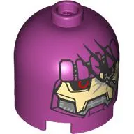 Brick Round 2 x 2 x 1 2/3 Dome Top, Hollow Stud with Sentinel, Claw Marks print