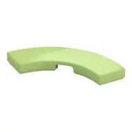 Tile 3 x 3 Curved, Macaroni