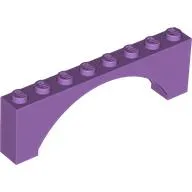 Brick Arch 1 x 8 x 2 Raised