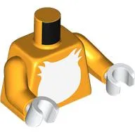 Torso, White Fur Chest print, Orange Arms, White Hands