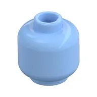 Minifig Head [Plain] [Vented Stud - 2 Holes]