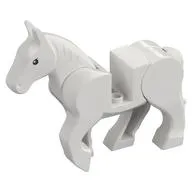 Animal, Horse, Moveable Legs with Black Eyes Print