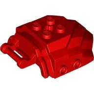 Large Figure Cover 4 x 5 x 2 with Bar, 4 Studs, Ridged