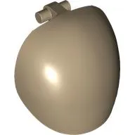 Large Figure Shoulder Cover, Armor, Round, Smooth with Bar