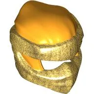 Wrap with Short Back Knot Smooth, Pearl Gold Mask pattern