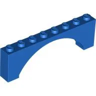 Brick Arch 1 x 8 x 2 Raised